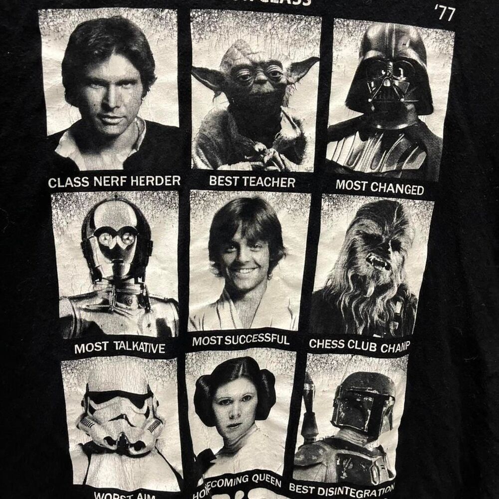 Star-wars Men's Black T-shirt